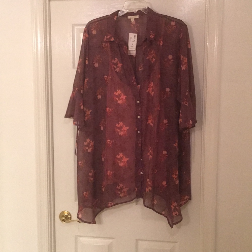Loralette 3XL Blouse with Tank